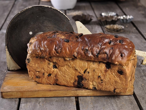 Rozijnen brood