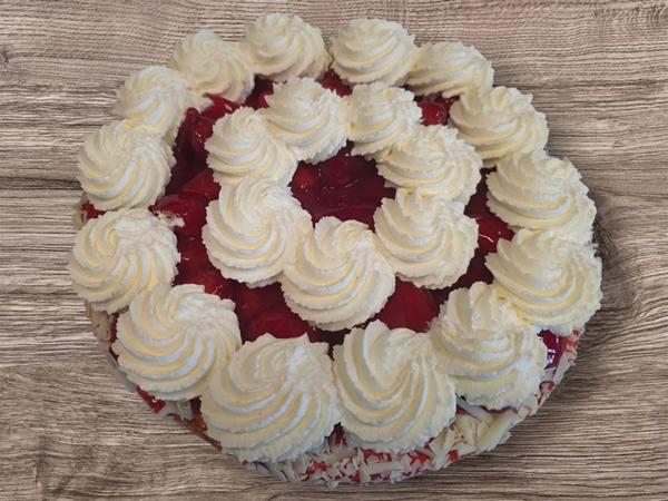 Aardbeien Bavaroise Slagroom