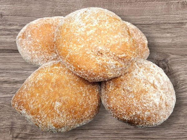 Oliebollen zonder rozijnen&nbsp;per 5 verpakt